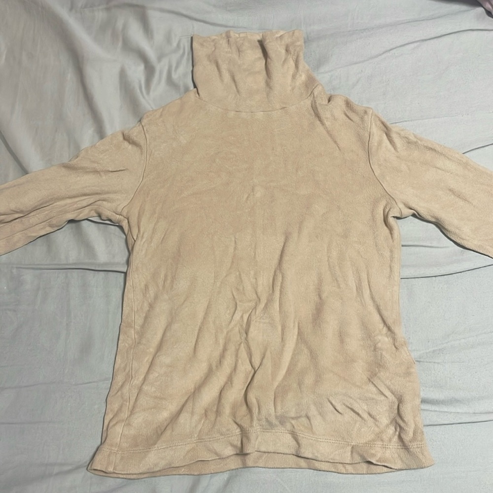 Uniqlo heat tech long sleeve beige